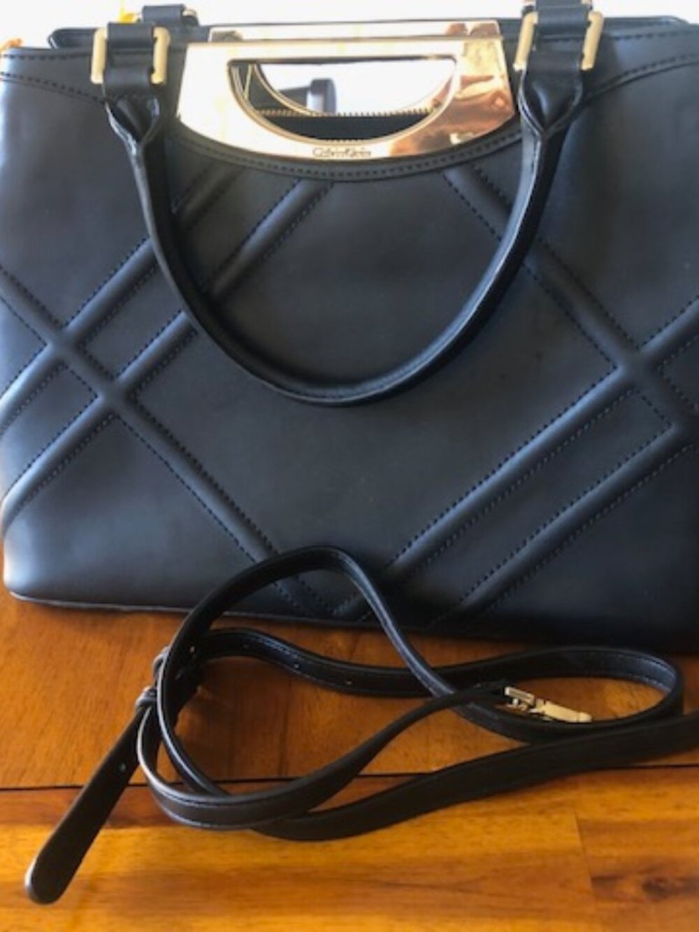 Calvin Klein Shoshanna Bombay Quilt Bag